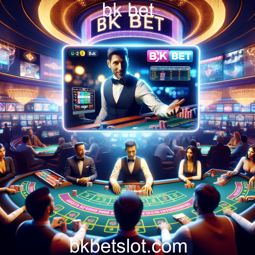 Experiência Imersiva no Cassino ao Vivo do BK Bet